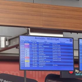 Shtyhen fluturimet nga aeroportet zvicerane dhe gjermane për në Prishtinë