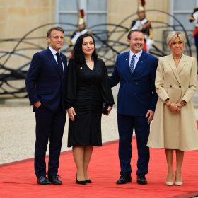 Kurti e Osmani priten nga presidenti i Francës