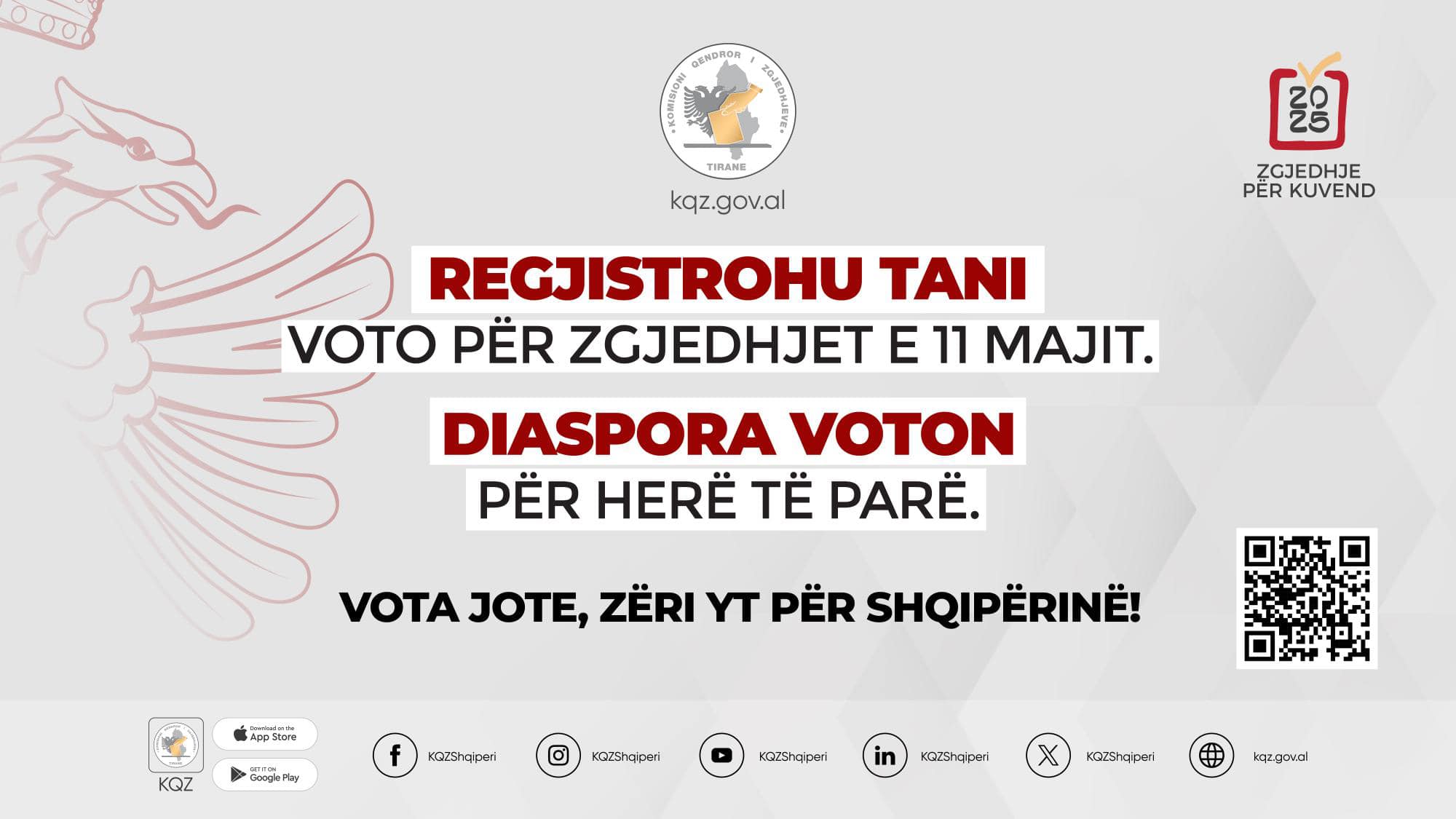 Ka nisur regjistrimi i shtetasve të Shqipërisë që duan të votojnë në zgjedhjet e majit