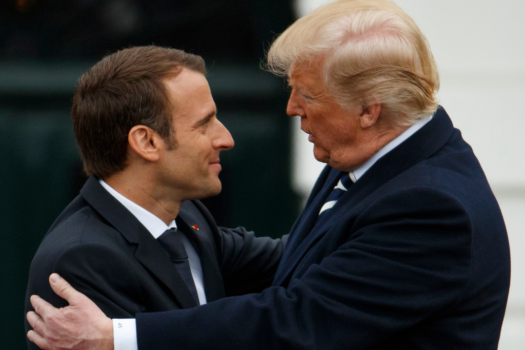 Qëndrimet e ndryshme të Trump dhe Macron për luftën në Ukrainë