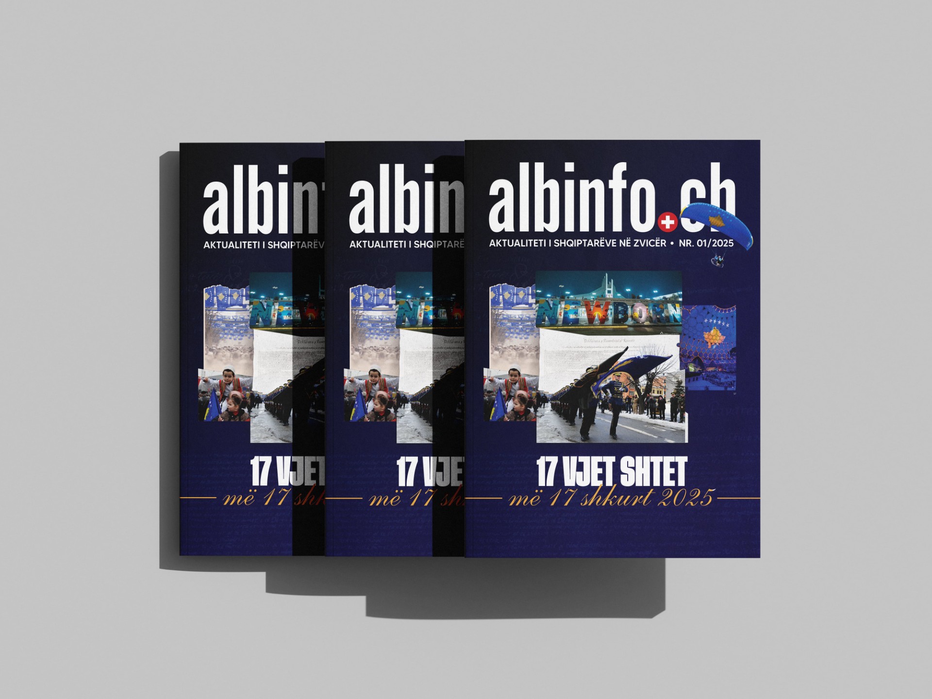 17 vjetori i 17 Shkurtit, temë bosht e numrit të ri të revistës albinfo.ch